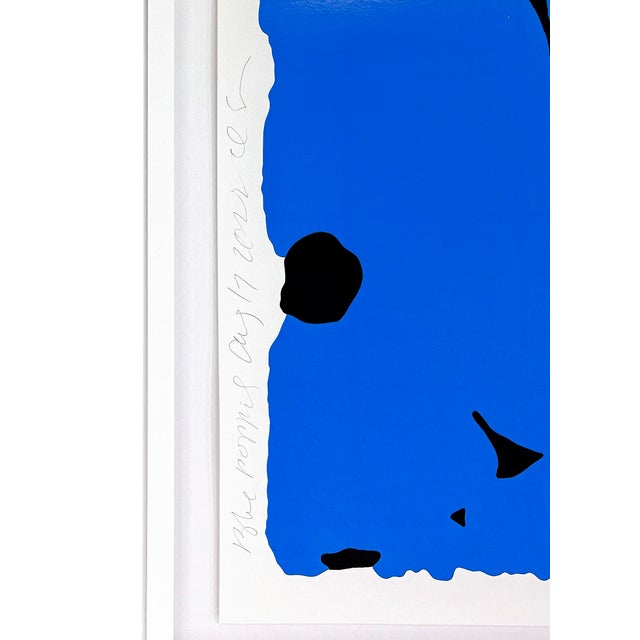 From Poppies Portfolio. Color silkscreen with enamel inks, flocking, and tar-like texture on rising 2-ply museum board....