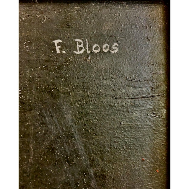 Textile Late 19th-Century Portrait of an Admirable German Woman, by F. Bloos For Sale - Image 7 of 8