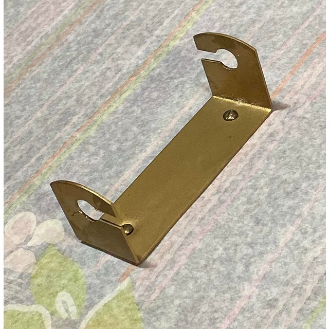 Telescopic Arm Wall Lamp With Brass Metal Shade Attributed to Gunnel Nyman, MCM 1950s For Sale - Image 9 of 12