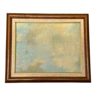 1950’s Abstract Impressionist Cloudy Sky Painting- Titled “Sky” For Sale