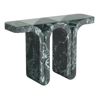 Fold Verde Alpi Console Table by Etamorph For Sale