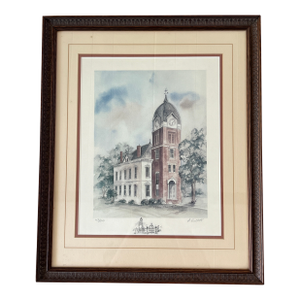 1970s Fayette County Courthouse, Georgia by Patsy Gullett 16 X 13