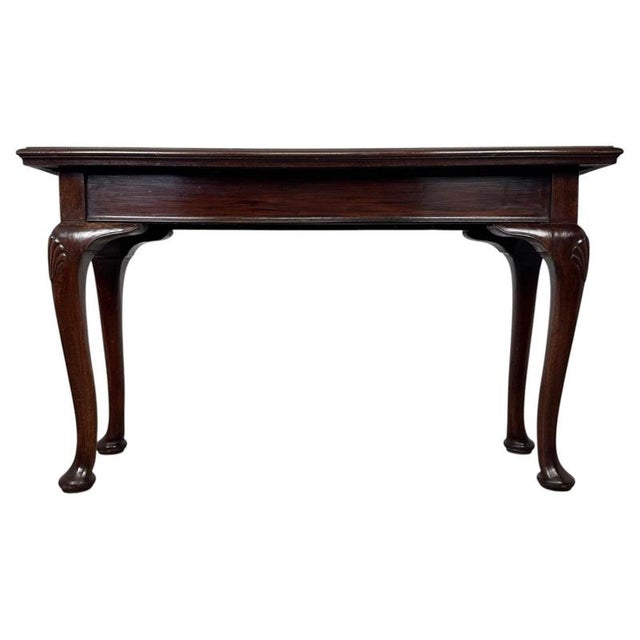 Antique English Mahogany Hall Table, 1800s For Sale - Image 10 of 10