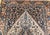 Antique Persian Malayer Area Rug, Hand-Knotted Wool, Geometric Medallion Pattern, Ivory & Navy,5x7 For Sale - Image 10 of 17
