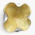 1960s Vintage Murano Art Glass Bowl Aventurine— White & Gold Fleck Centerpiece For Sale - Image 5 of 8