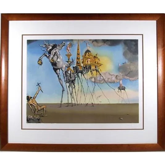 Surrealism La Temptation De Saint Antoine, Salvador Dalí (After) For Sale - Image 3 of 3