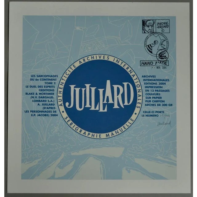 Julliard André, Sarcophagi 6th Continent, 2004, Silkscreen For Sale - Image 11 of 18