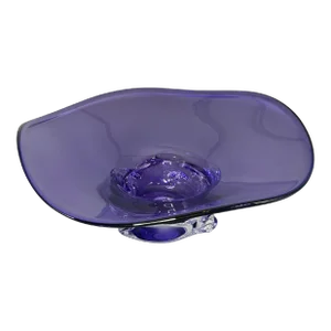 Suzanne Kindland Amethyst Vintage Art Glass Bowl