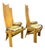 Wood Arthur Edwards for McGuire Sculptural Set of 6 High Backed Rattan Chairs For Sale - Image 7 of 11