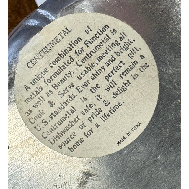 Vintage Centrumetal Barrel Basket Motif Ice Bucket For Sale - Image 9 of 10