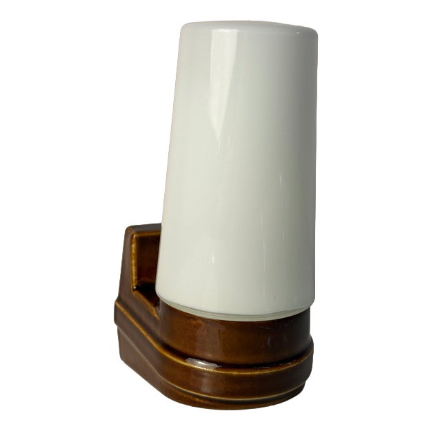 Brown Model 6080 Wall Lamp by Sigvard Bernadotte for Ifö For Sale