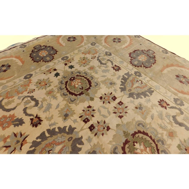 Vintage Hand Knotted Palatial Wool Pile Rug. 15'5"x 21'3" For Sale - Image 9 of 18