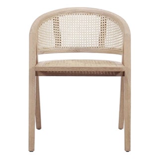 Matthew Izzo Home Aero Cerused Oak Barrel Back Chair For Sale