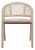 Matthew Izzo Home Aero Cerused Oak Barrel Back Chair For Sale