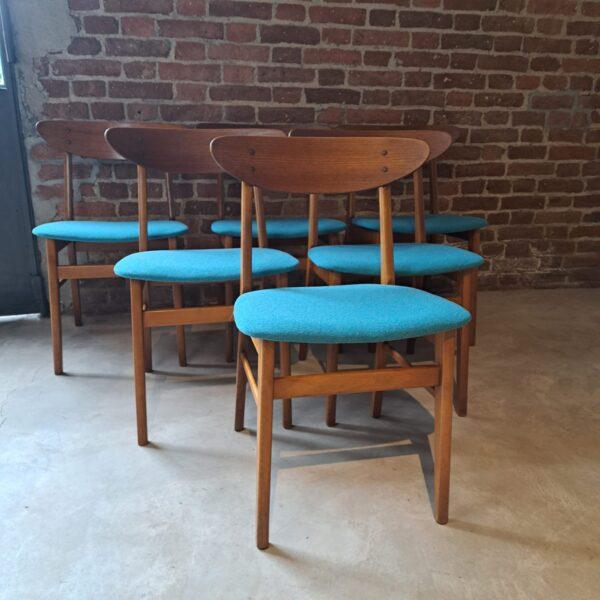 Chairs from Farstrup, Denmark, 1961, Set of 6 For Sale - Image 6 of 8