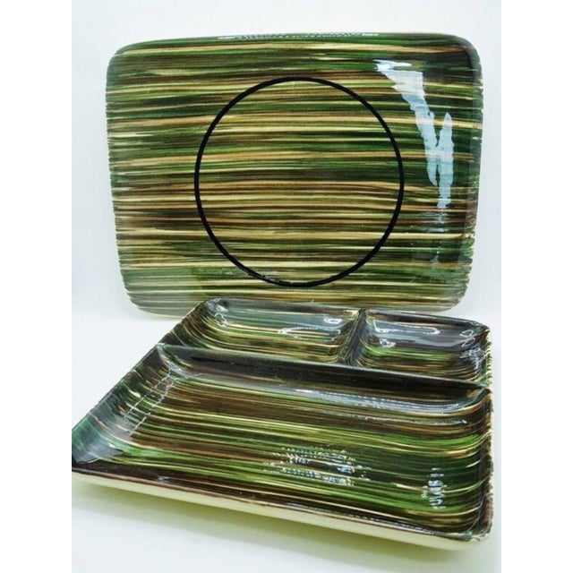 Cheese Plate Set from St Clément, France, 1960s, Set of 2 For Sale - Image 11 of 16