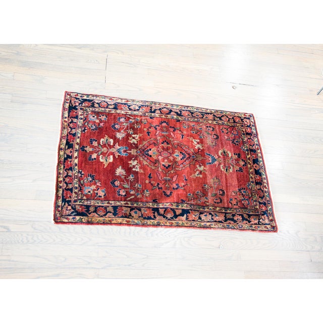 Early 20th Century Persian Sarouk Mohajeran Rug For Sale - Image 4 of 14