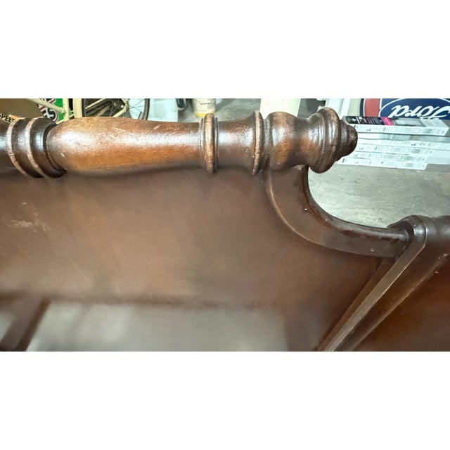 Antique Turned Wood Twin Bed Frame For Sale - Image 9 of 9