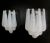 Italian Wall Sconces in Murano Glass, 1970s, Set of 4 For Sale - Image 12 of 17