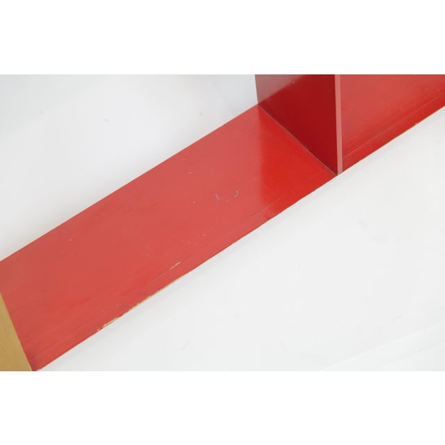 Mid-Century Modern Geometric Shadow Box Wall Shelf For Sale - Image 10 of 14