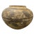 Early 20th Century Vintage Hand Painted Clay Pottery Vessel For Sale
