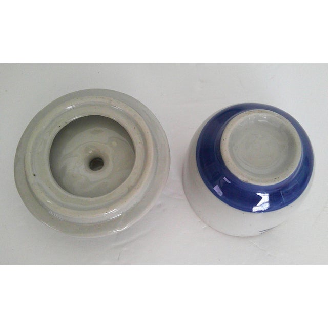 Vintage Otagiri Seagull Blue Teapot W / 1 Cup Late 20th Century For Sale In Dallas - Image 6 of 6