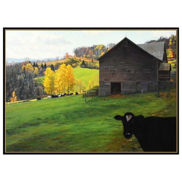 Realism 1990s Home of The Bovine, Ronal Parlin For Sale - Image 3 of 6