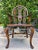 Theodore Alexander Vintage Gothic Revival Windsor Armchair Attributed to Theodore Alexander For Sale - Image 4 of 14