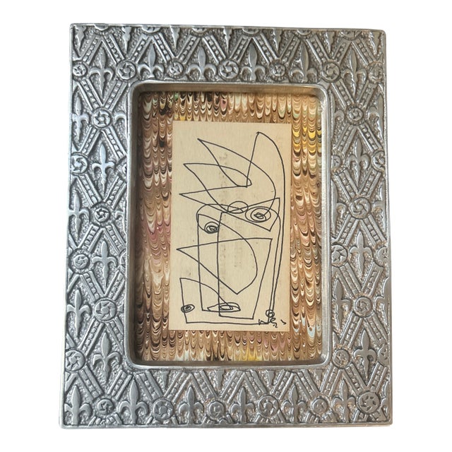 Contemporary Original Wayne Cunningham Abstract Pen and Ink Drawing For Sale