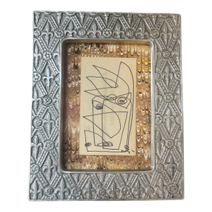 Contemporary Original Wayne Cunningham Abstract Pen and Ink Drawing