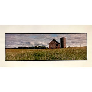 Maxwell Mackenzie, Farm, Summer Landscape, Large Panoramic Vintage Color Photograph Signed Photo, 1992 For Sale