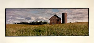 Maxwell Mackenzie, Farm, Summer Landscape, Large Panoramic Vintage Color Photograph Signed Photo, 1992