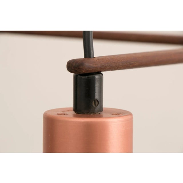 Tapio Wirkkala Mid-Century Pendant Light in Copper by Tapio Wirkkala, 1959 For Sale - Image 4 of 11
