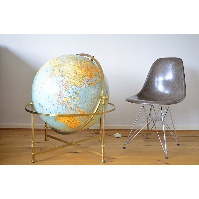 Globe in Brass Frame from JRO Verlag, 1960s For Sale - Image 6 of 18