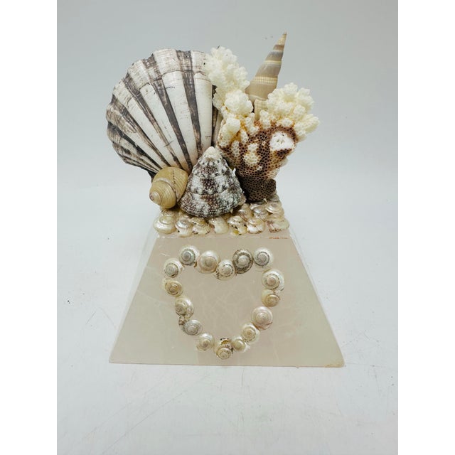 Italian Italian Marble and Shell Sculpture For Sale - Image 3 of 8
