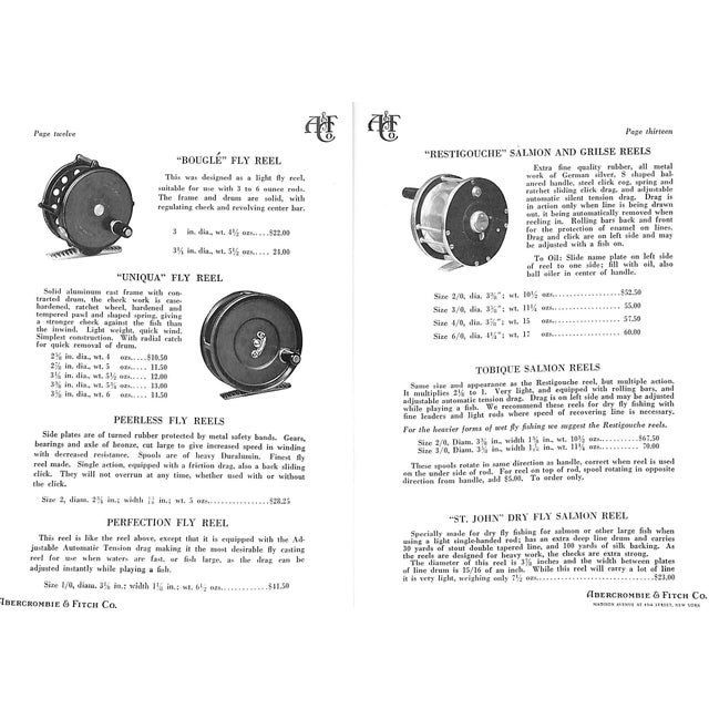 White Abercrombie & Fitch Fresh Water Tackle Spring-1938 Catalog For Sale - Image 8 of 13