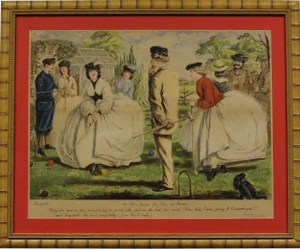 "A Nice Game for Two or More" Chromolithograph