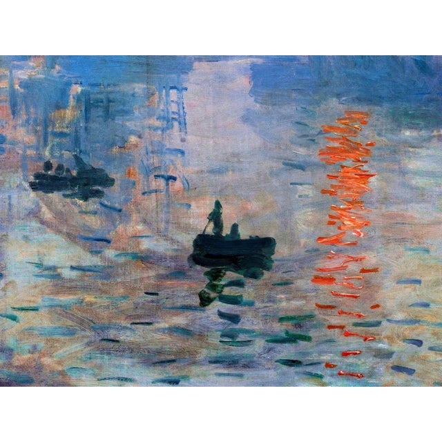 Vintage art print reproduction of Impression, Sunrise (1872) by Claude Monet. This iconic Impressionist composition...