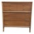 Vintage Mid Century Broyhill Forward Walnut Highboy Dresser For Sale