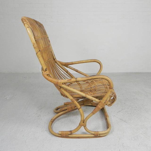 Bamboo Armchair by Tita Agnoli, 1960s For Sale - Image 11 of 18
