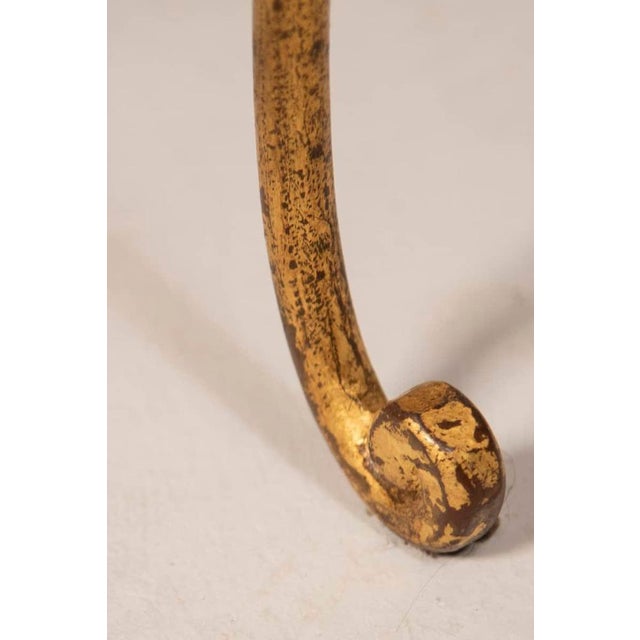 Art Deco French Wrought Iron Chairs, 1940, Set of 10 For Sale - Image 8 of 13