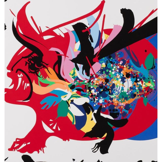 Modern Raymond Moretti, Rimbaud's Poetic Illuminations, Screen Print For Sale - Image 3 of 5