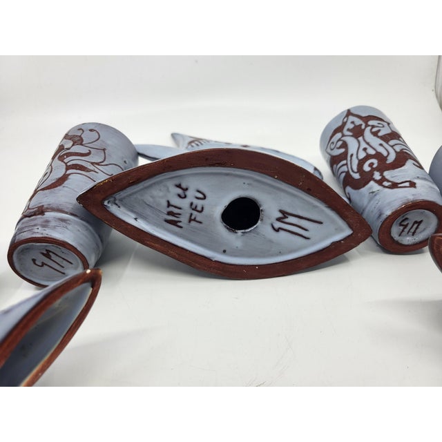 Vintage Table Setting by Gabrielle Mackiewicz, France, 1950s, Set of 5 For Sale - Image 13 of 14