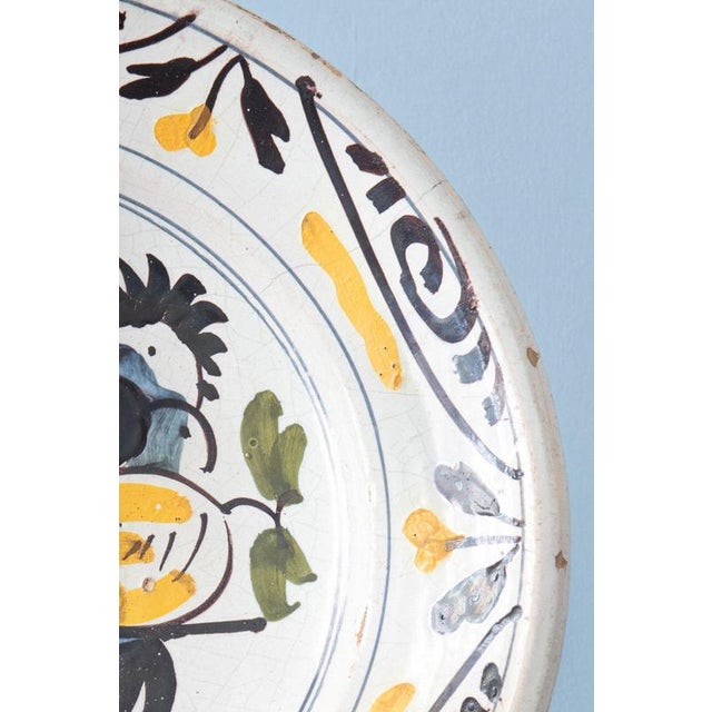 18th Century Dutch Delft Polychrome Fruit Basket Dish For Sale - Image 3 of 8