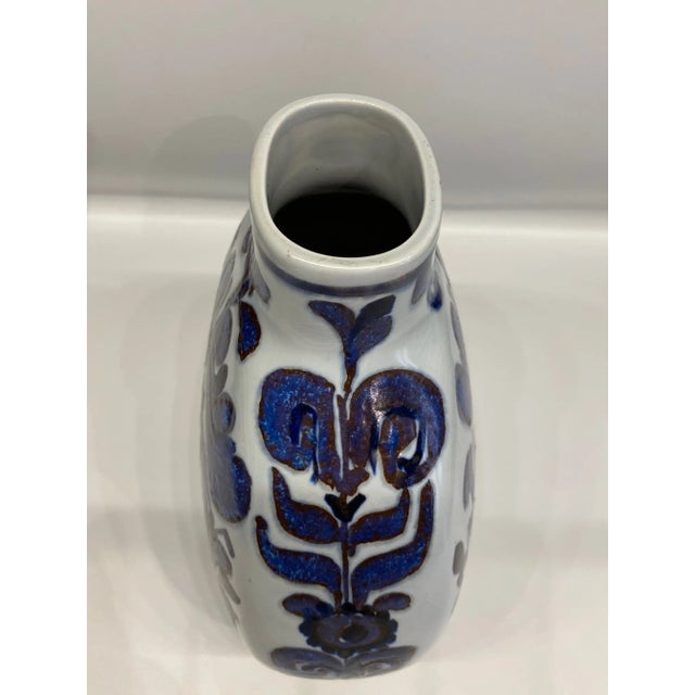 Ceramic 1960s Kari Christiansen for Royal Copenhagen & Alumia Art Pottery Ceramic Vase For Sale - Image 7 of 10