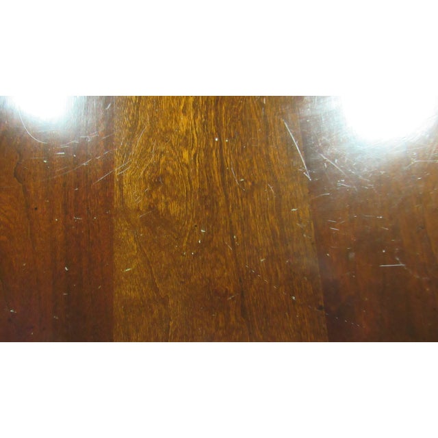 1980s Pair Statton End Side Tables Cherry Designer For Sale - Image 9 of 9