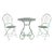 Adriel 3 Piece Bistro Set - Antique Dark Green For Sale