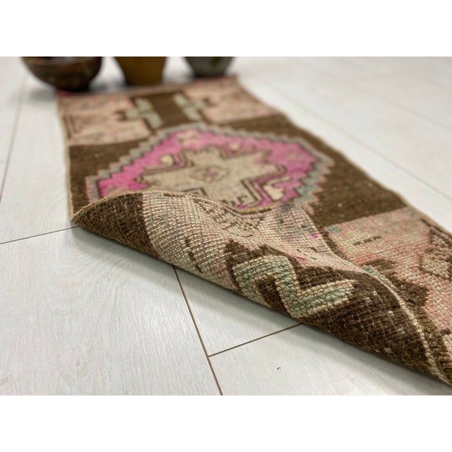 Handmade wool carpet in Turkish Anatolia , Vintage Oushak Rug,Turkish Vintage Anatolian Rug, Handmade wool Rug . One Of...