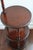 1970s Knob Creek Faux-Bamboo Mahogany Three-Tier Floor Lamp Table For Sale - Image 11 of 18