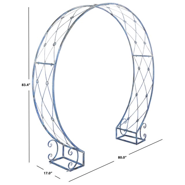 Contemporary Mizell Moon Gateway - Mossy Blue For Sale - Image 3 of 10